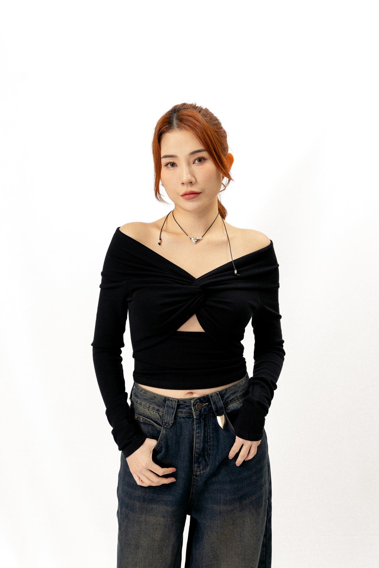 SILVER HEART NECKLACE