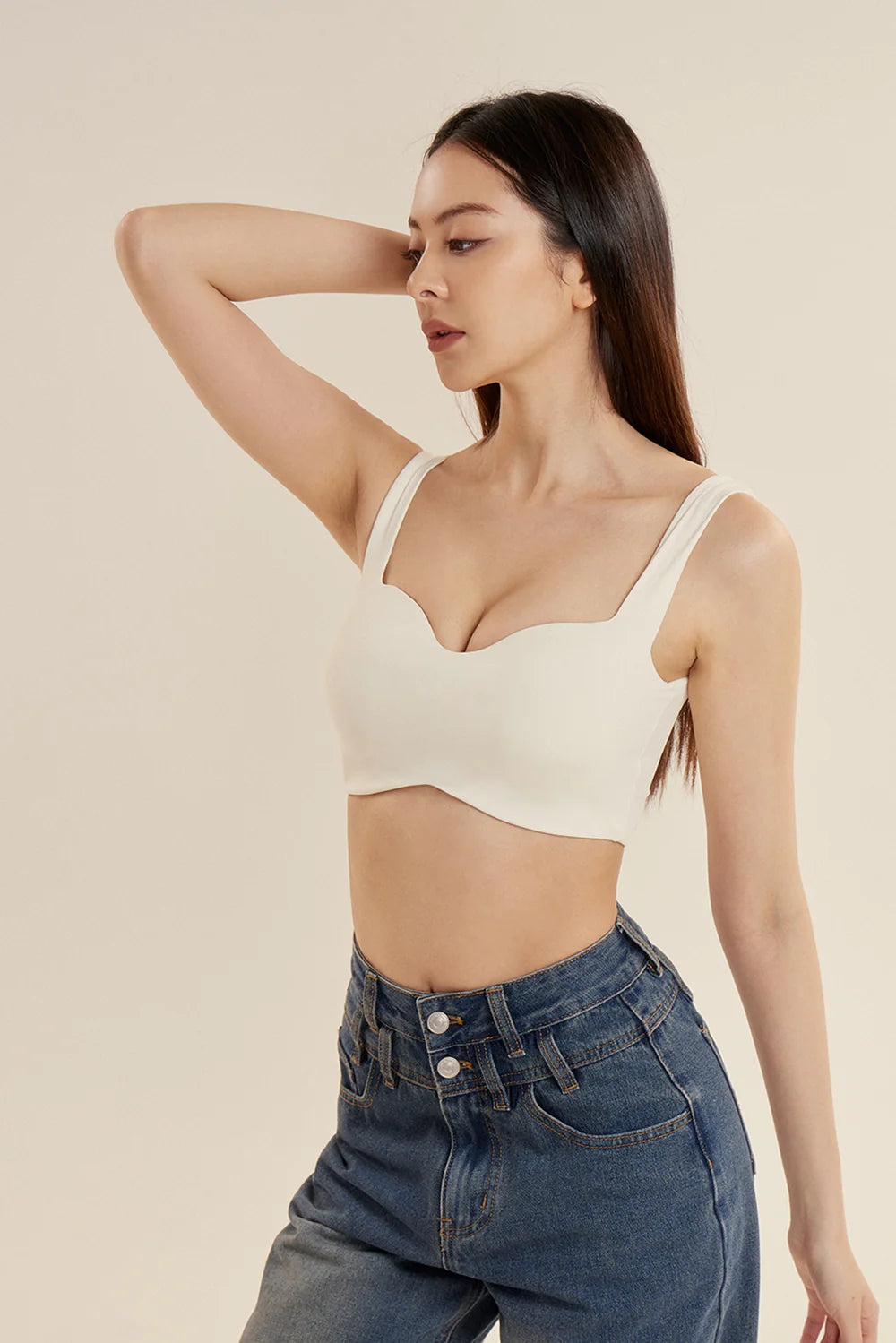 ESSENTIAL HEART SHAPE BRA TOP