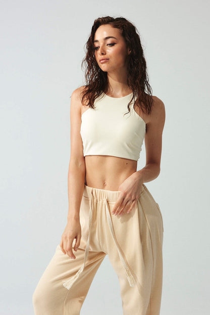 AIRY Y-NECK BRA TOP