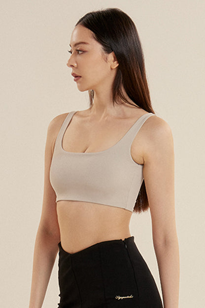 ESSENTIAL SQUARE NECK BRA TOP