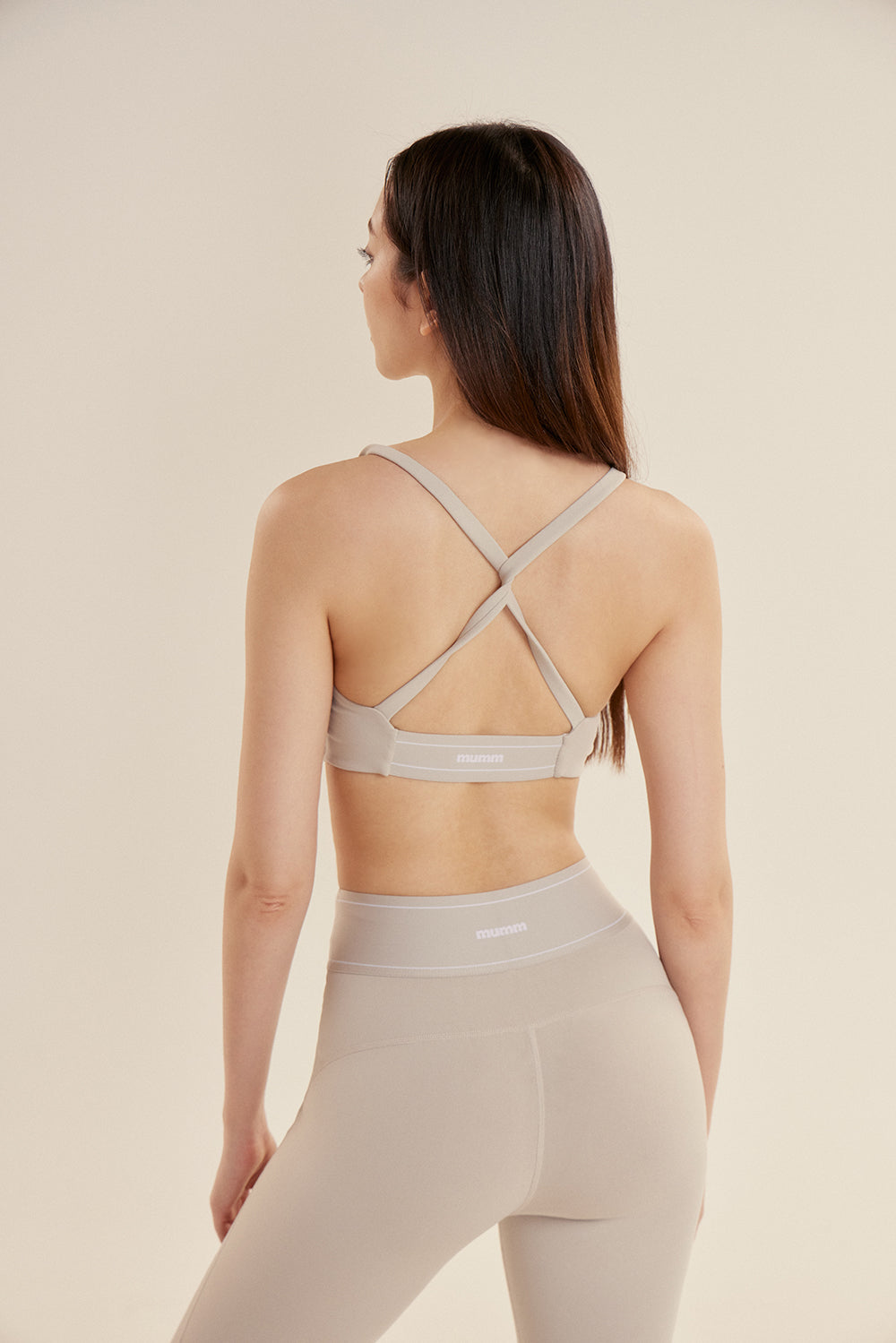 ELASTIC CROSS BACK BRA TOP