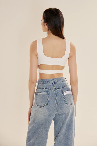 AIRY BACK LINE BRA TOP