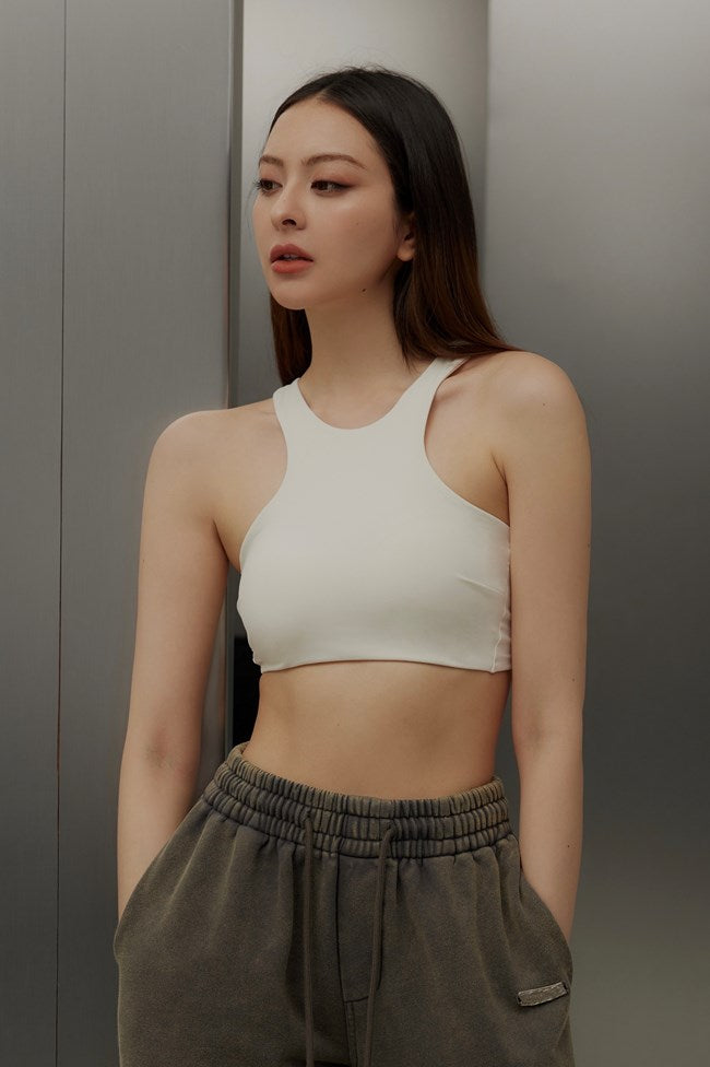 AIRY Y-NECK BRA TOP