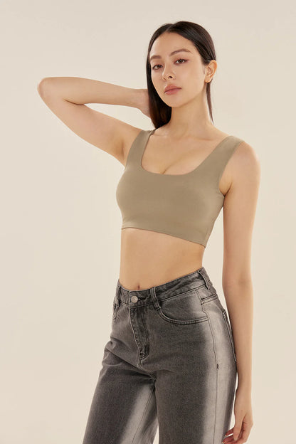 AIRY BACK LINE BRA TOP