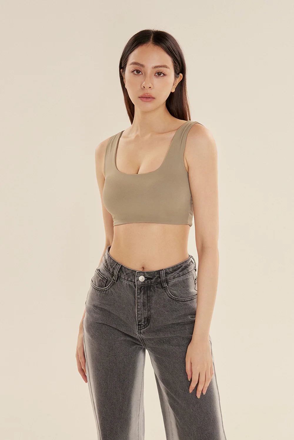 AIRY BACK LINE BRA TOP