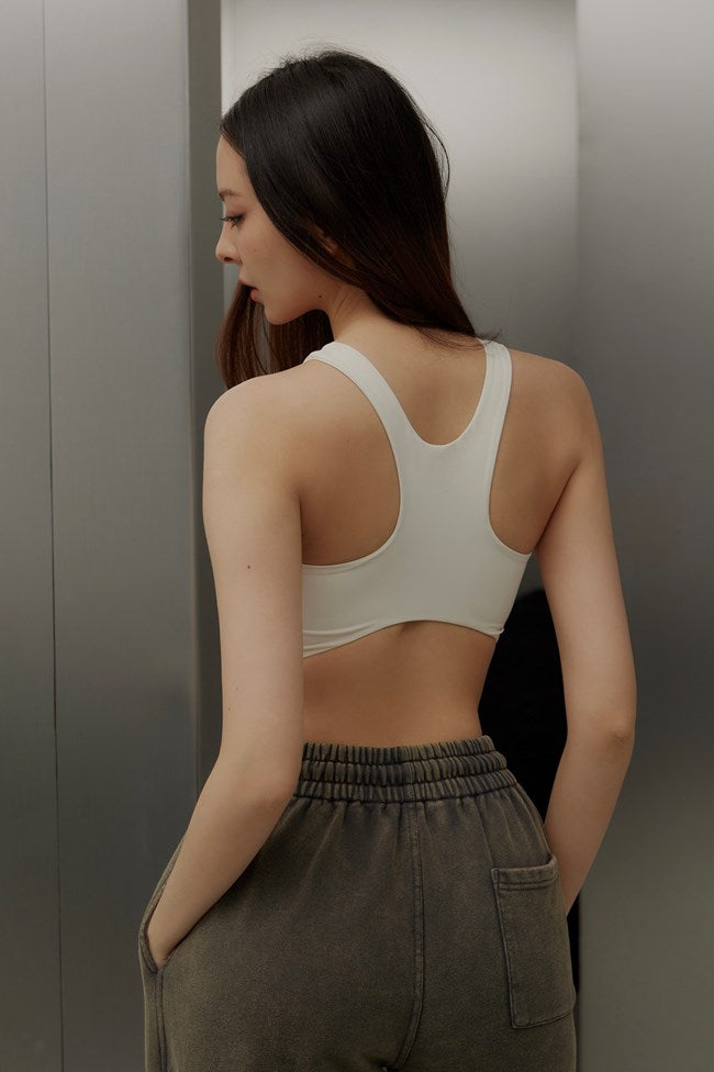 AIRY Y-NECK BRA TOP