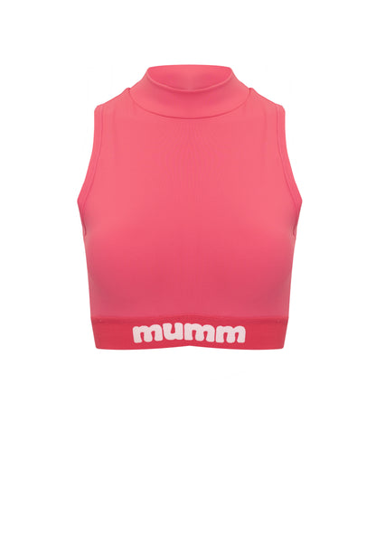 LOVE MUMM TURTLENECK BRA TOP