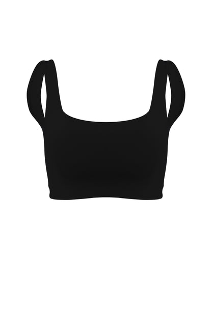 ESSENTIAL SQUARE NECK BRA TOP