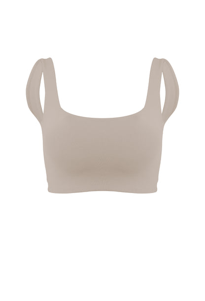 ESSENTIAL SQUARE NECK BRA TOP