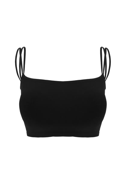 ESSENTIAL DOUBLE STRAP BRA TOP