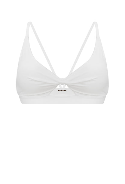 AIRY FRONT KNOT BRA TOP