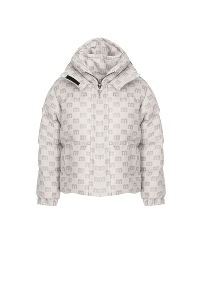 MONOGRAM JACQUARD KID'S PUFFER COAT