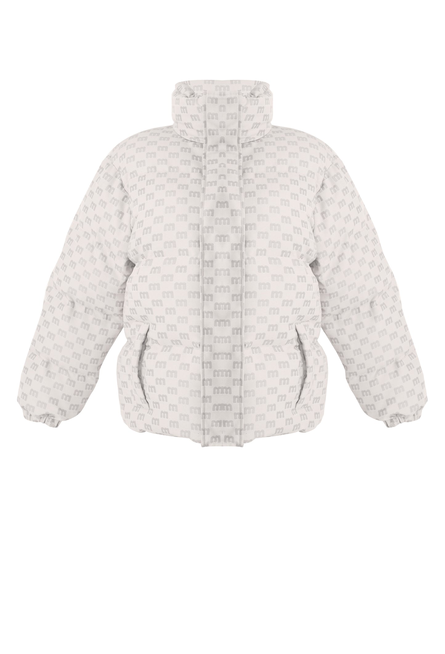 MONOGRAM JACQUARD MEN'S PUFFER COAT