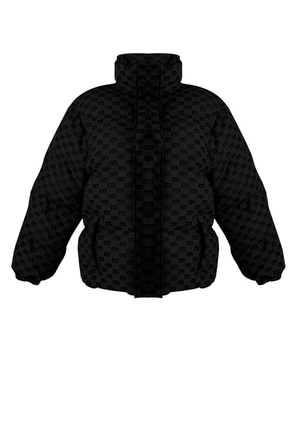 MONOGRAM JACQUARD MEN'S PUFFER COAT