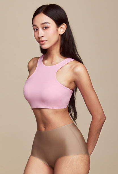 AIRY Y-NECK BRA TOP