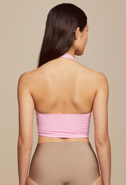 AIRY HALTER STRAP BRA TOP