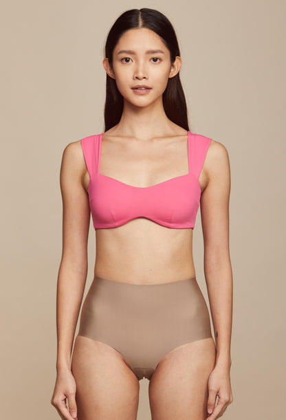 AIRY HEART SHAPE BRA TOP