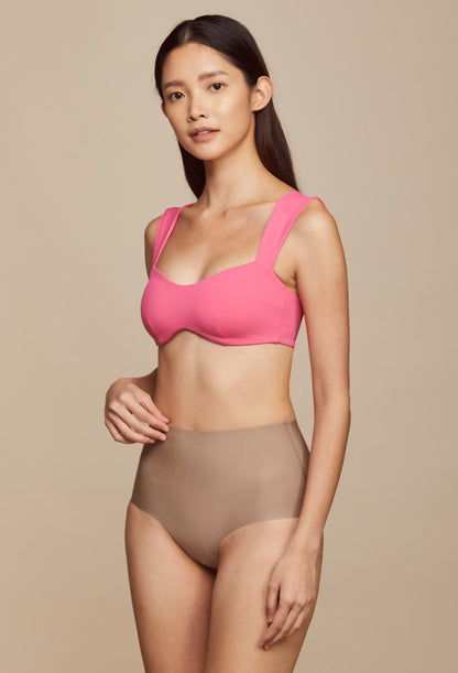 AIRY HEART SHAPE BRA TOP