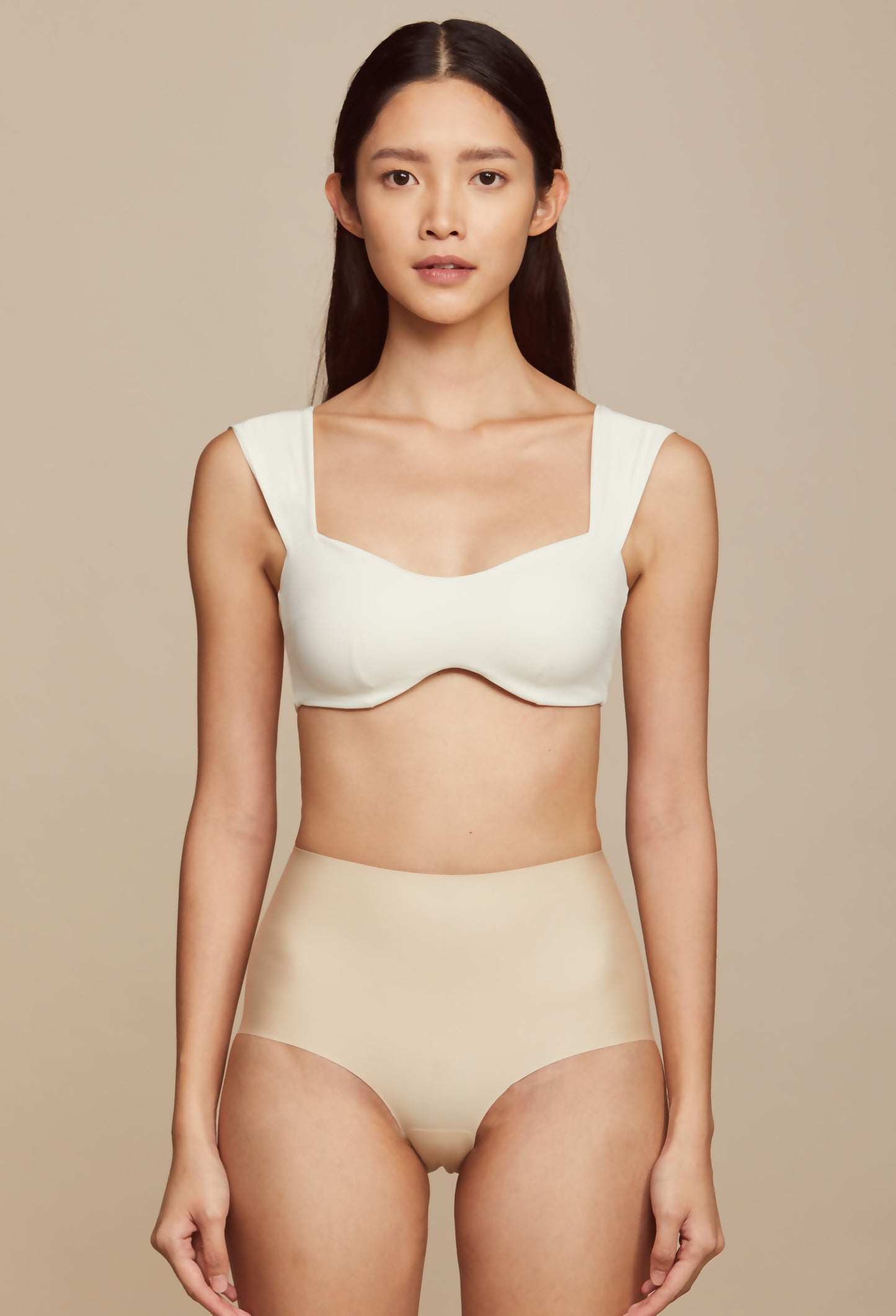 AIRY HEART SHAPE BRA TOP