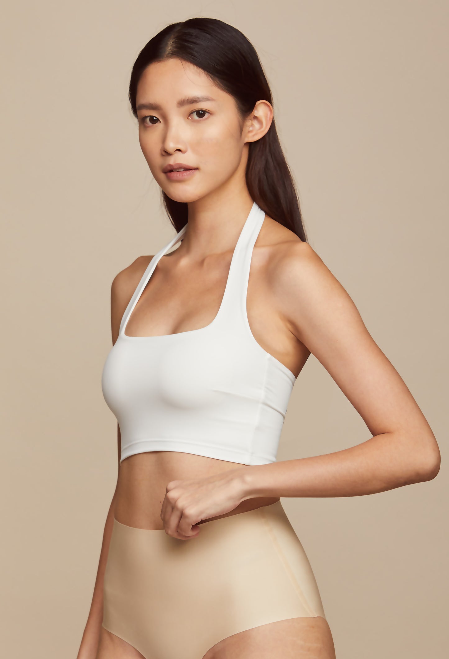 AIRY HALTER STRAP BRA TOP