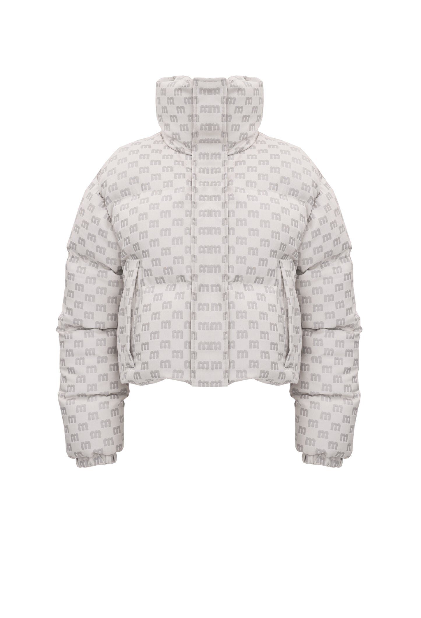 MONOGRAM JACQUARD PUFFER COAT