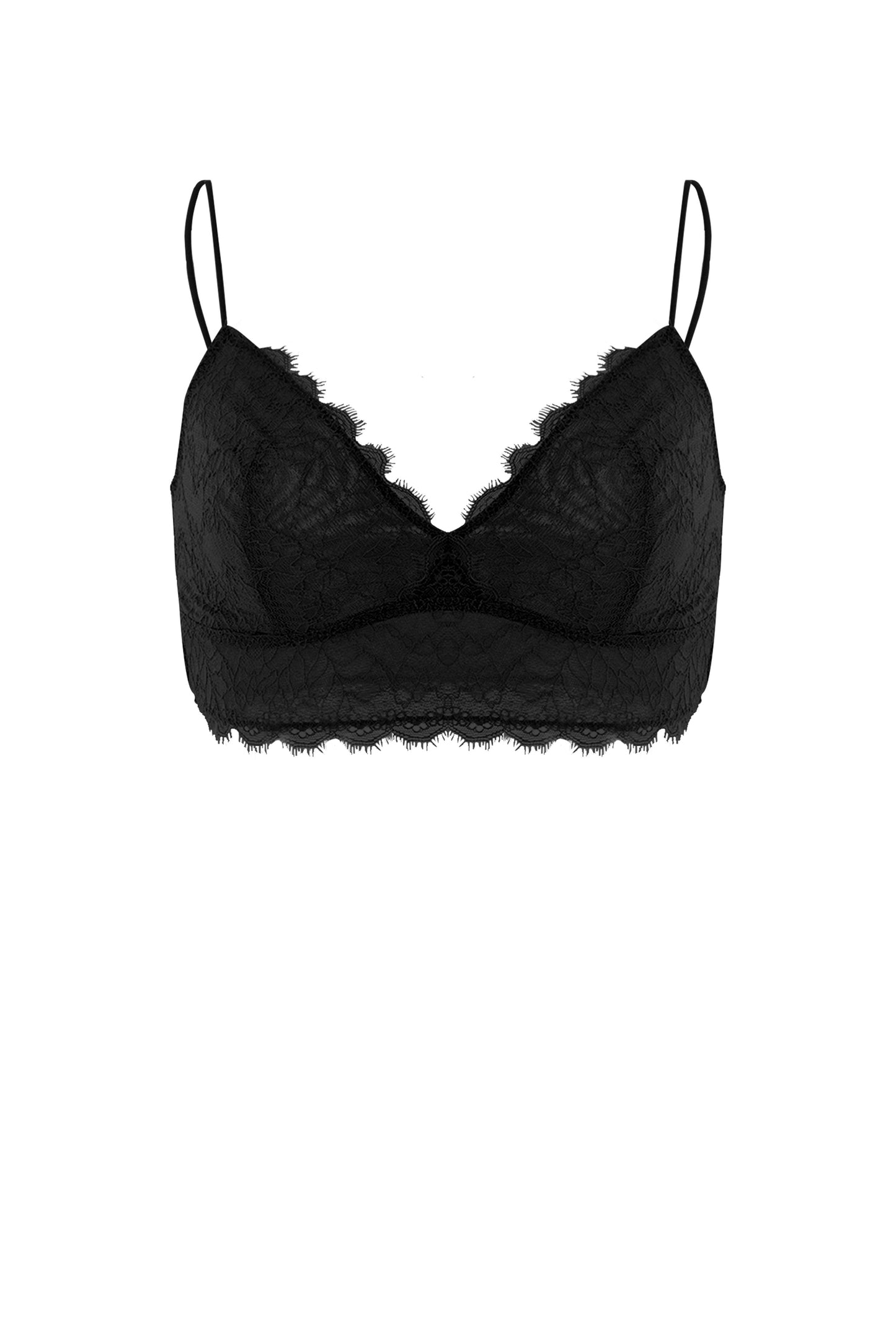 MUMM X LOVE LYNN LACE V-NECK BRALETTE