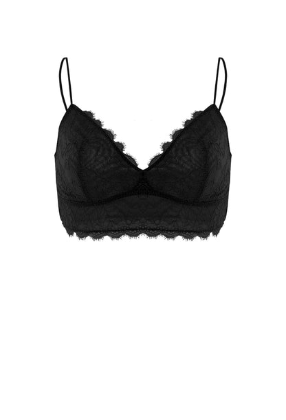 MUMM X LOVE LYNN LACE V-NECK BRALETTE