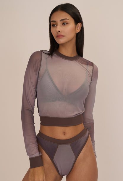 MUMM X JW THE MESH - PERFECT LONG SLEEVE TOP