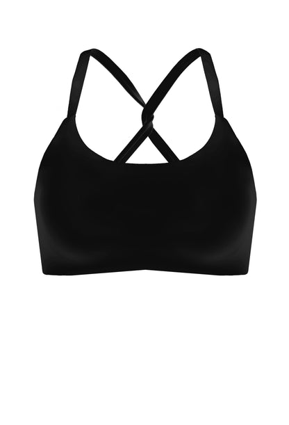 ELASTIC CROSS BACK BRA TOP