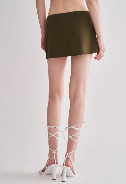 HUMAN HAUS LOW-RISE MINI SKIRT