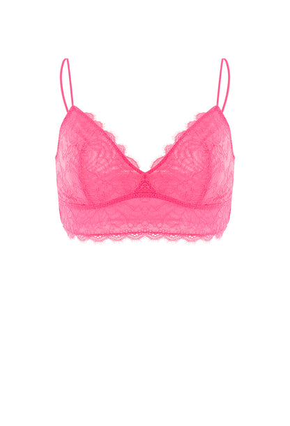 MUMM X LOVE LYNN LACE V-NECK BRALETTE