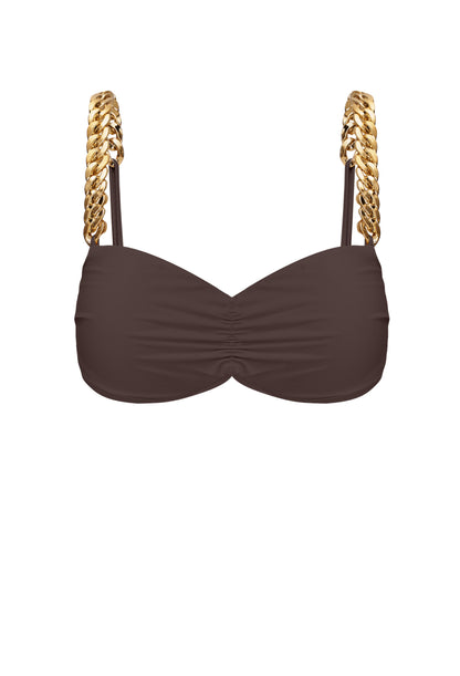 MUMM X VODA SWIM CHAIN DETAIL BIKINI TOP